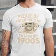Please Be Patient With Me I'm From The 1900s Retro Humor Premium Tri-Blend Unisex Jersey T-Shirt