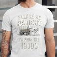 Please Be Patient I'm From The 1900s Retro Premium Tri-Blend Unisex Jersey T-Shirt
