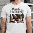 Please Be Patient I'm From The 1900s Stagecoach Western Vint Premium Tri-Blend Unisex Jersey T-Shirt