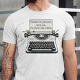 Please Be Patient With Me I'm From The 1900s Typewriter Premium Tri-Blend Unisex Jersey T-Shirt