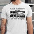 Please Be Patient With Me I'm From The 1900s Vintage Drowing Unisex Jersey T-Shirt