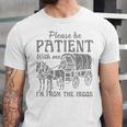 Please Be Patient With Me I'm From The 1900s Vintage 1900s Premium Tri-Blend Unisex Jersey T-Shirt