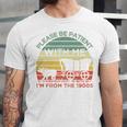 Please Be Patient With Me I'm From The 1900s Vintage Sunset Premium Unisex Jersey T-Shirt