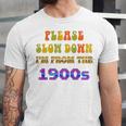 Please Slow Down I'm From The 1900s Retro Vintage 70 Premium Tri-Blend Unisex Jersey T-Shirt