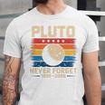 Pluto Never Forget Space Nostalgia Astronomy Humor Premium Tri-Blend Unisex Jersey T-Shirt Pluto Never Forget Space Nostalgia Astronomy Humor Premium Tri-Blend Unisex Jersey T-Shirt