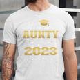Proud Aunty Of 2023 Class MBA Graduate Family Graduation Unisex Jersey T-Shirt