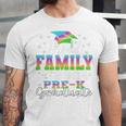 Proud Family Of PreK School Graduate 2024 Graduation Family Premium Unisex Jersey T-Shirt