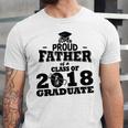 Proud Father Of A Class Of 2018 Graduate Tee Graduation Z1 Unisex Jersey T-Shirt