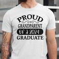 Proud Grandparent Of A Class Of 2024 Graduate Graduation Unisex Jersey T-Shirt