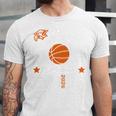 Proud Mom Of a Basketball Senior Class Of 2026 Graduation Unisex Jersey T-Shirt
