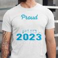 Proud Papaw Class Of 2023 PHD Graduate Doctorate Graduation Unisex Jersey T-Shirt