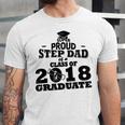 Proud Step Dad Of A Class Of 2018 Tee Graduate Graduation Z1 Unisex Jersey T-Shirt