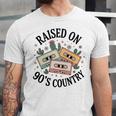 Raised On 90's Country Music Lover Nostalgia Retro Vibe Premium Tri-Blend Unisex Jersey T-Shirt