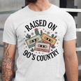 Raised On 90's Country Music Lover Nostalgia Retro Vibe Unisex Jersey T-Shirt