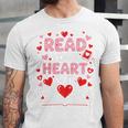 Read Your Heart Out Valentine Reading Book Lover Teacher Premium Tri-Blend Unisex Jersey T-Shirt Read Your Heart Out Valentine Reading Book Lover Teacher Premium Tri-Blend Unisex Jersey T-Shirt