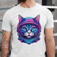 Retro 80s Cat In Space Suit Nostalgia Cat Vintage Astronaut Unisex Jersey T-Shirt Retro 80s Cat In Space Suit Nostalgia Cat Vintage Astronaut Unisex Jersey T-Shirt