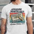 Retro Cassette Case 70s Vintage Music Analog Nostalgia Unisex Jersey T-Shirt