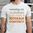 Running On Climbing Social Introvert Humor Vintage Unisex Jersey T-Shirt Running On Climbing Social Introvert Humor Vintage Unisex Jersey T-Shirt