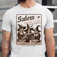 Salem Book Club Bookish Halloween Retro Salem Witch Book Unisex Jersey T-Shirt Salem Book Club Bookish Halloween Retro Salem Witch Book Unisex Jersey T-Shirt