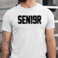 SEN19R Senior 2019 High School Graduation Party T-Shirt Unisex Jersey T-Shirt