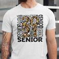 Senior 2021 Grad Class Of 2021 Graduation Leopard Cheetah Unisex Jersey T-Shirt