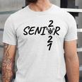 Senior 2021 Lacrosse Sticks And Ball Graduation Unisex Jersey T-Shirt