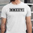 Senior 2026 MMXXVI Graduate Class Of 2026 Graduation Unisex Jersey T-Shirt