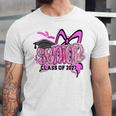 Senior 2027 Class Of 2027 Coquette Girl Pink Graduation 2027 Unisex Jersey T-Shirt