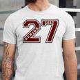 Senior 2027 Maroon Senior Class Of 27 Jersey Graduation Unisex Jersey T-Shirt