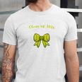 Senior Class Of 2026 Tennis Coquette Bow Graduation Premium Unisex Jersey T-Shirt