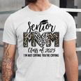 Senior Mom Class Of 2025 Senior Mama 2025 Leopard Graduation Unisex Jersey T-Shirt
