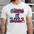 Senior Year 2022 Class Of 2022 Graduation Tie Dye Groovy Unisex Jersey T-Shirt
