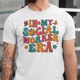 In My Social Worker Era Cute Social Worker Graduation MSW Unisex Jersey T-Shirt