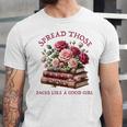 Spicy Books Spread Those Pages Like A Good Girl Dark Romance Unisex Jersey T-Shirt Spicy Books Spread Those Pages Like A Good Girl Dark Romance Unisex Jersey T-Shirt