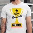 Star Graduate Second Grade Graduation Trophy Cup Unisex Jersey T-Shirt