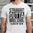 Straight Outta Middle School Graduation Unisex Jersey T-Shirt