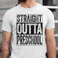 Straight Outta Preschool Shirt Boy Girl Graduation Unisex Jersey T-Shirt
