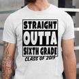 Straight Outta Sixth Grade Class Of 2019 Graduation Unisex Jersey T-Shirt