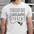 Stressed Sonography Student Ultrasound Tech Graduation Unisex Jersey T-Shirt