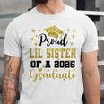 Super Proud Little Sister Of 2025 Graduate Graduation Family Unisex Jersey T-Shirt