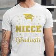 Super Proud Niece Of 2025 Graduate Senior Graduation Family Premium Unisex Jersey T-Shirt