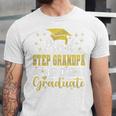 Super Proud Step Grandpa Of 2025 Graduate Graduation Family Premium Unisex Jersey T-Shirt