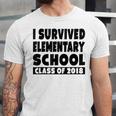 I Survived Elementary School Class Of 2018 Graduation Shirt Unisex Jersey T-Shirt
