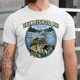 Talk Fish To Me Introvert Fishing Antisocial Fisherman Raglan Baseball Tee Unisex Jersey T-Shirt