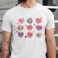 Things I Do On Valentines's Day Book Lover Candy Heart Unisex Jersey T-Shirt