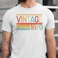 Vintage 1970 Birthday Retro Style 70's Born Nostalgia Party Premium Tri-Blend Unisex Jersey T-Shirt