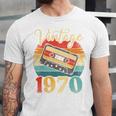 Vintage 1970 Retro Cassette Tape 70s Born Nostalgia Birthday Unisex Jersey T-Shirt