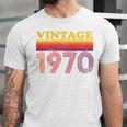 Vintage 1970 Retro Style 70's Born Nostalgia Vibes Birthday Premium Tri-Blend Unisex Jersey T-Shirt