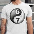Vintage 6 7 Sketch Yin Yang Namaste Six Seven Nostalgia Unisex Jersey T-Shirt Vintage 6 7 Sketch Yin Yang Namaste Six Seven Nostalgia Unisex Jersey T-Shirt