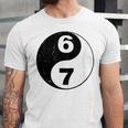 Vintage 6 7 Yin Yang Namaste Six Seven Nostalgia Unisex Jersey T-Shirt